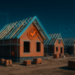 Nieuwbouwwoningen in aanbouw als voorbeeld van een project waarop de wet kwaliteitsborging aannemer van toepassing is
